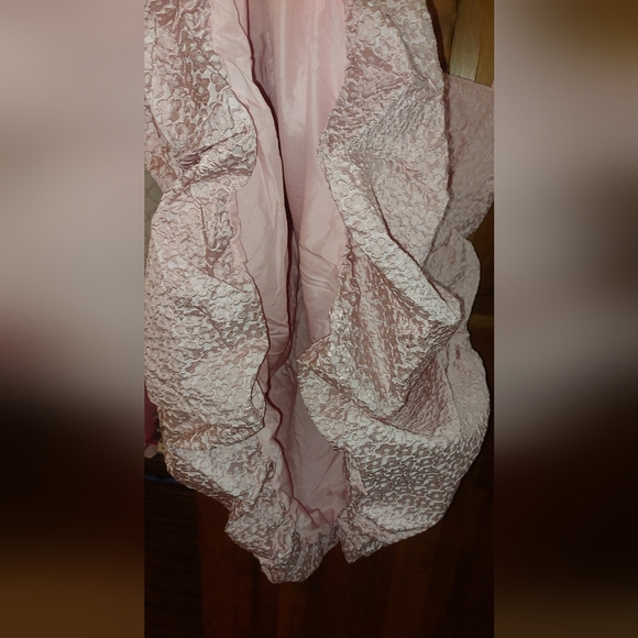 Aureta Studio x Anthropologie Square-Neck Bubble-Hem Mini Dress in Pink - Picture 14 of 16